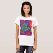 T-shirt Cravate-teinture de couleur (Devant entier)