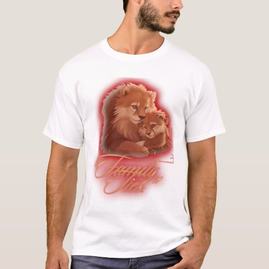 T-shirt "Cravates de famille" (Devant)