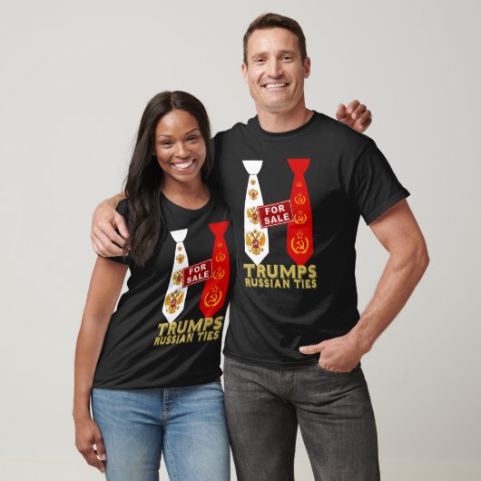 T-shirt Cravates de Russe d'atouts (Unisexe)