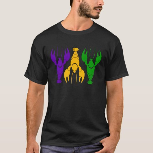 T-shirt Crawfish 2022 Mardi Gras, Mardi Gras (Devant)