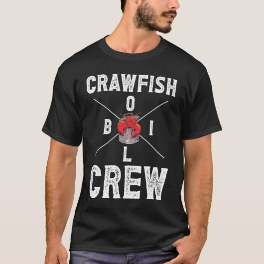 T-shirt Crawfish Boil Crew Crayfish 3 (Devant)