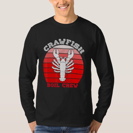 T-shirt Crawfish Boil Crew Seafood Cajun Crayfish Louisian (Devant)
