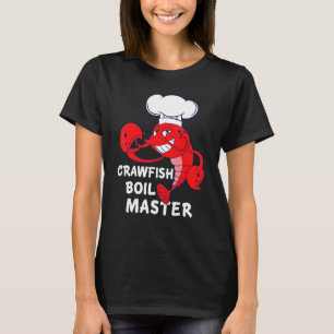 T-shirt Crawfish Boil Master Cajun Seafood Festival Vinci