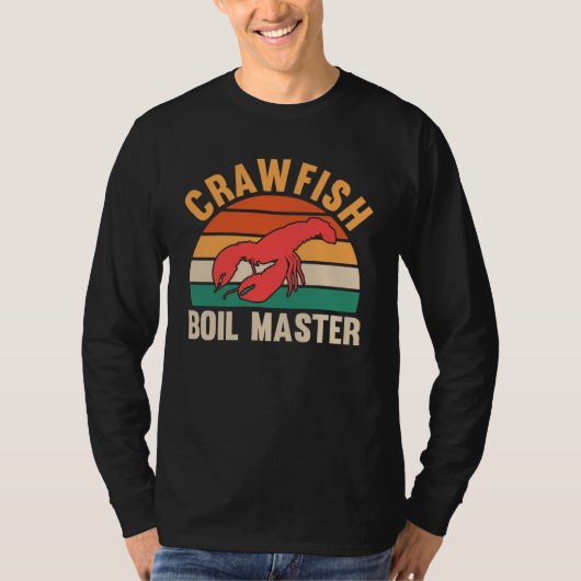 T-shirt crawfish boil master fish (Devant)