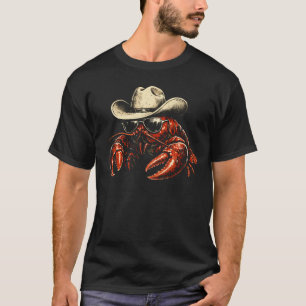 T-shirt Crawfish Cowboy Cajun Fruits de Mer Crawfish Cowbo