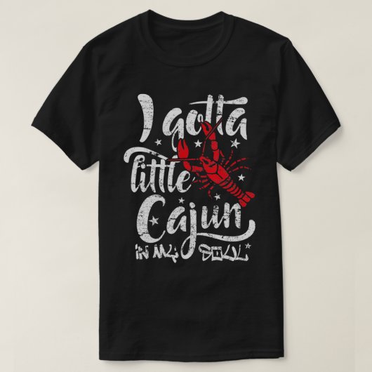 T-shirt Crawfish Faire Bouillir Little Cajun Dans Mon Âne (Design devant)