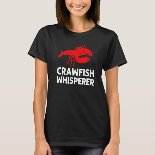 T-shirt Crawfish Hommes Femmes Crayfish Crawfish Manger (Devant)