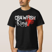 T-shirt Crawfish King Crayfish Boy Party Festival (Devant)