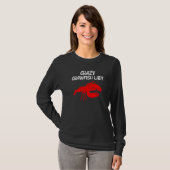 T-shirt Crawfish Women Mom Crayfish Crawfish Eating (Devant entier)