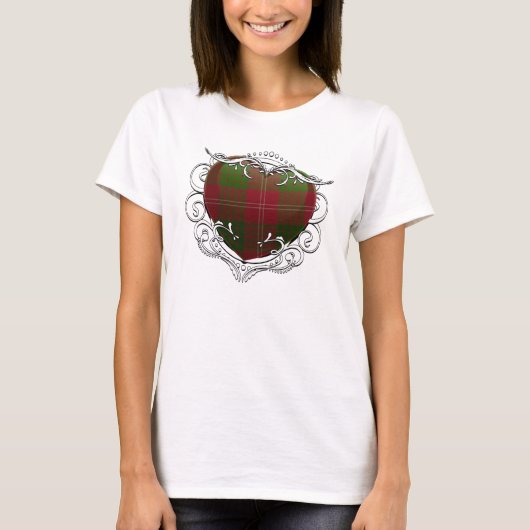 T-shirt Crawford Tartan Heart (Devant)