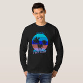 T-shirt Crawl Key Florida Retro Tropical Palm Trees Vacati (Devant entier)