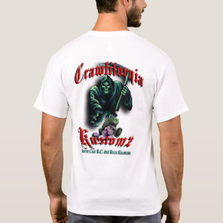 T-shirt Crawlifornia Kustomz Rouge et Vert