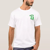 T-shirt Crawlifornia Kustomz Vert et Rouge (Devant)
