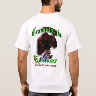 T-shirt Crawlifornia Kustomz Vert et Rouge