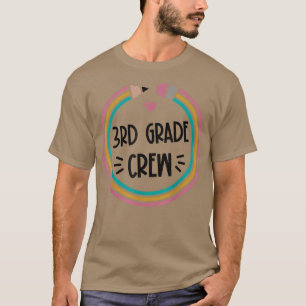 T-shirt Crayon 3e classe Étudiants d'équipe Premier jour O