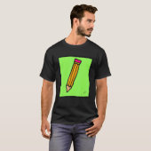 T-shirt Crayon amusant (Devant entier)