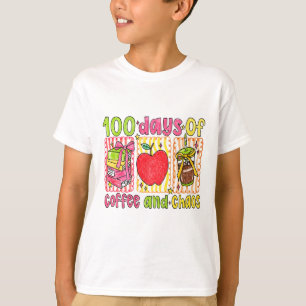 T-shirt Crayon arc-en-ciel 100 jours d'école vintage