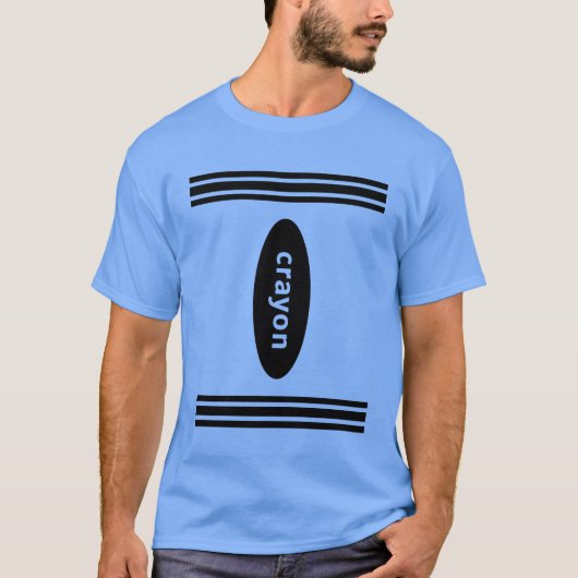 T-shirt Crayon Box Halloween Costume Couple Group (Devant)