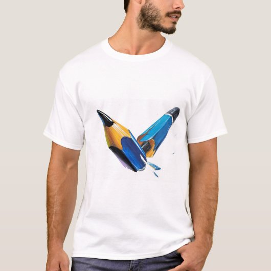 T-shirt crayon cassé (Devant)
