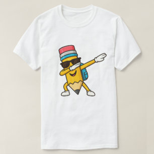 T-shirt Crayon Dabbing Cadeau de rentrée scolaire 2026 – P