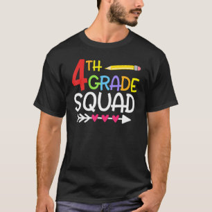 T-shirt Crayon de 4e année Cute de 4e année Enseignant S