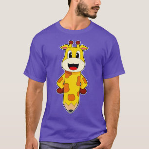 T-shirt Crayon de girafe