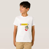 T-shirt Crayon de lecture de singe personnalisé (Devant entier)