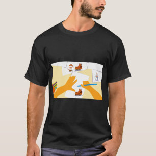 T-shirt Crayon et papier croquis