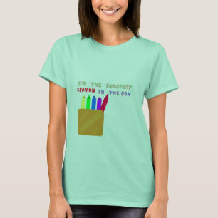 T-shirt crayon le plus pointu dans la boîte