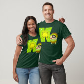T-shirt Crayon Shin-chan FUN STUDY A to Z K one (Unisexe)