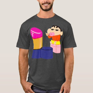 T-shirt Crayon Shin-chan FUN STUDY A to Z L Premium