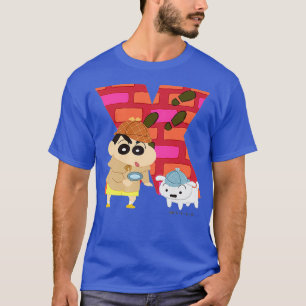 T-shirt Crayon Shin-chan FUN STUDY A to Z Premium