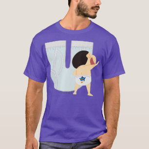 T-shirt Crayon Shin-chan FUN STUDY A to Z U Premium