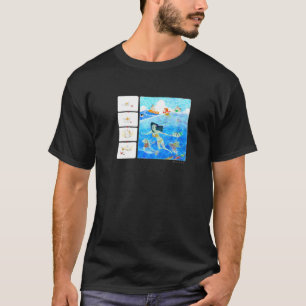 T-shirt Crayon Shin Chan Going To The Sea With Nanako One