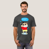 T-shirt Crayon Shin-chan NE PAS OUBLIER DE METTRE SUR UNE  (Devant entier)