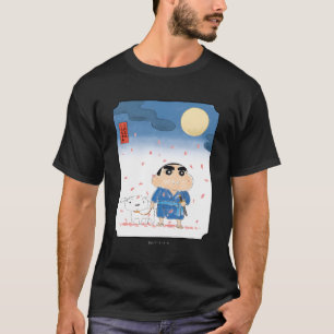 T-shirt Crayon Shin-Chan Shin-Chan À La Nuit