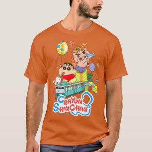 T-shirt Crayon Shin-chan Shin-chan et temps de la fête de