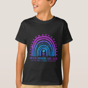 T-shirt Crayons brisés Toujours Couleur Suicide Prévention