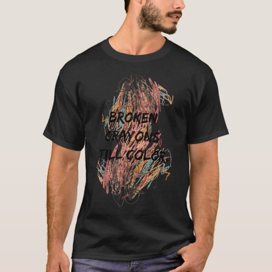 T-shirt Crayons Cassés (Devant)