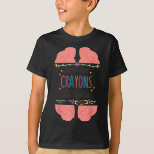 T-shirt Crayons cassés couleur encore Chemise santé mental