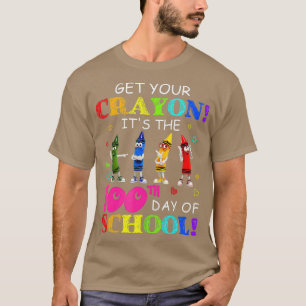 T-shirt Crayons Danser Obtenez Votre Crayon C'Est Le 100èm