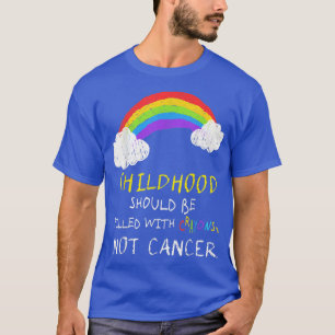 T-shirt Crayons Non Soutien à la sensibilisation au cancer