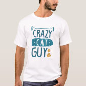 T-shirt Crazy Cat Guy (Devant)