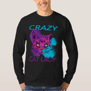 T-shirt Crazy Cat Lady Cat Kitty Maman Kitten