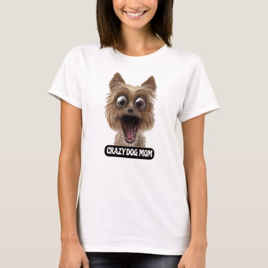 T-shirt Crazy Chien Maman - Crazy Chien (Devant)