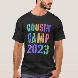 T-shirt Crazy COUSIN CAMP Grand-mère Grand-père Sleepaway 