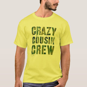 T-shirt CRAZY COUSIN CREW Camo Funny Mawmaw Pawpaw Reeduca