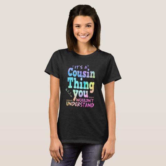 T-shirt Crazy Cousin Thing Matching Group Family Crew Reu (Devant entier)
