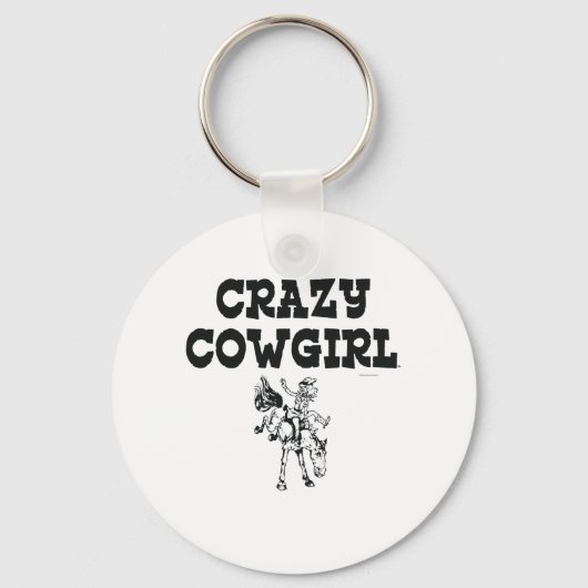 T-SHIRT Crazy Cowgirl Sleutelhanger (Voorkant)