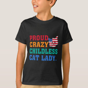 T-shirt Crazy Enfless Chat Lady Kamala-harris Madame Presi